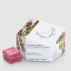 WYLD - Huckleberry Hybrid Enhanced Gummies 100mg