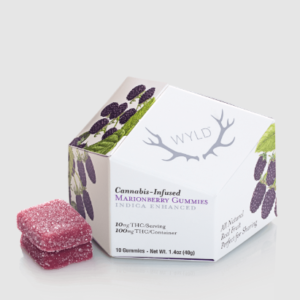WYLD - Marionberry Indica Enhanced Gummies 100mg