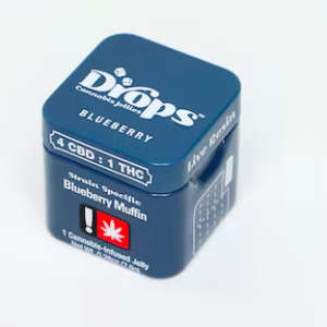 Drops - Blueberry Single (4:1 CBD:THC)