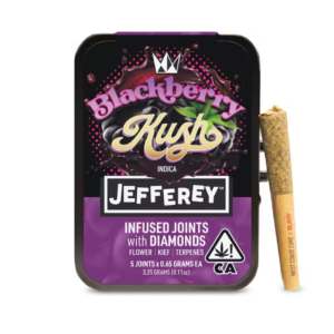 WCC- Blackberry Kush - Jefferey Infused Joint .65g 5 Pack