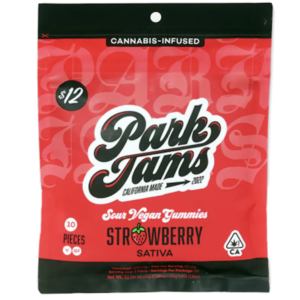Park Jams | Strawberry | Sour Vegan Gummies